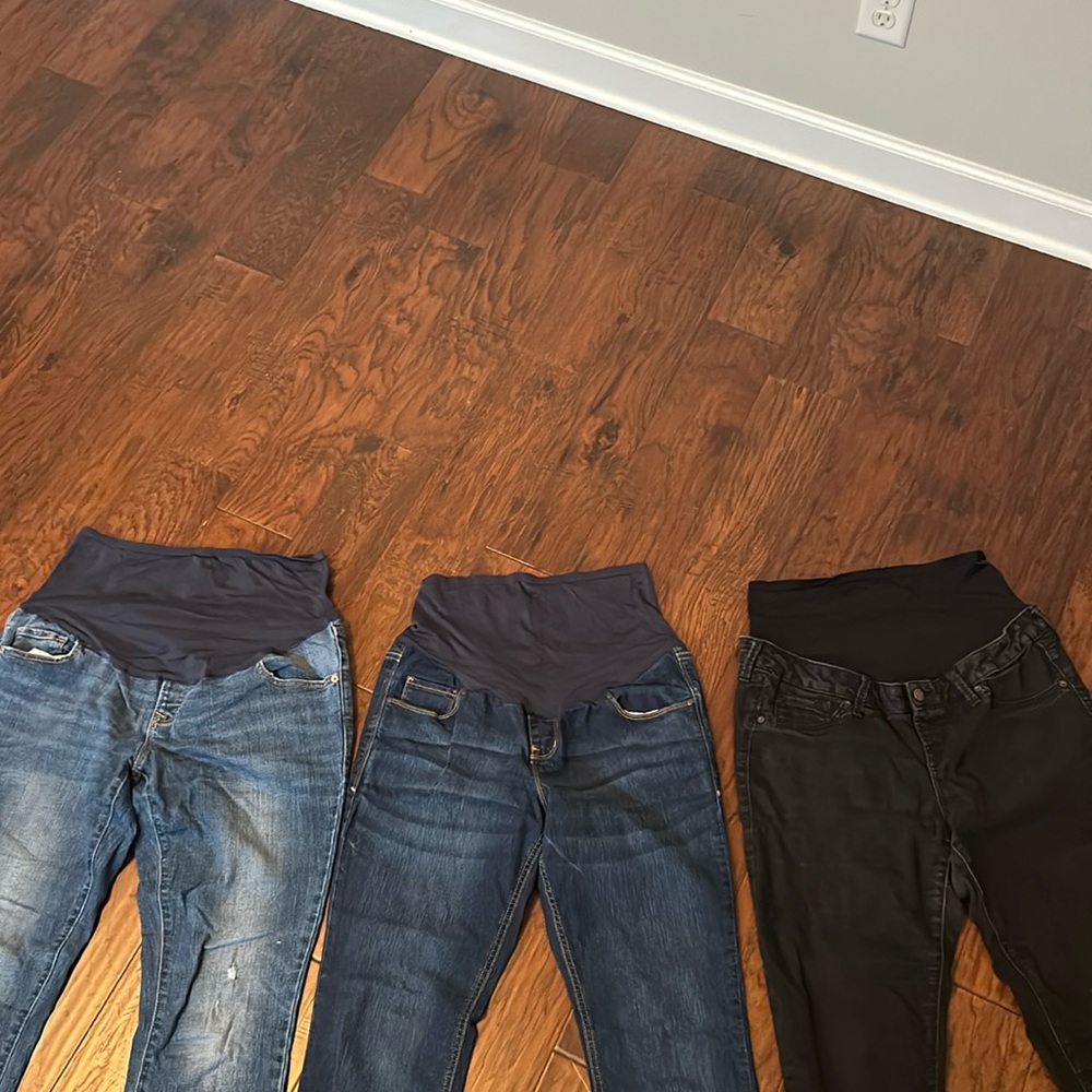 Bundle of Maternity Jeans. Size 12/L